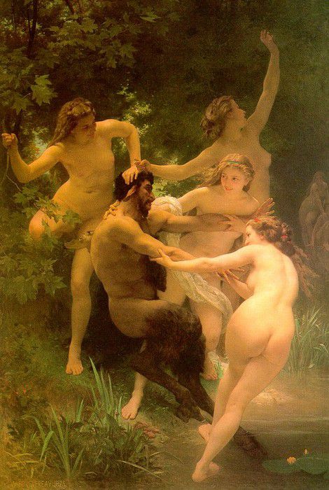 Nymph And Satyr