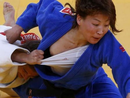 Olympic Judo Nip Slip