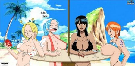 One Piece Nami Vivi Robin