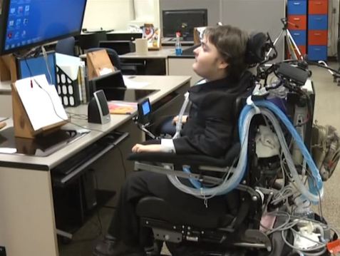 Paralyzed Teen