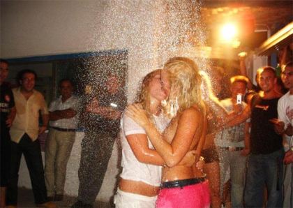 Party Girls Making Out