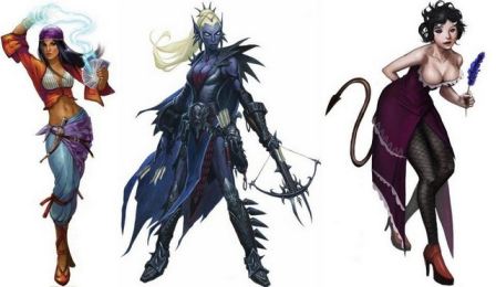 Pathfinder Female Drow