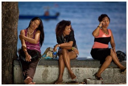 Pattaya Beach Road Girls