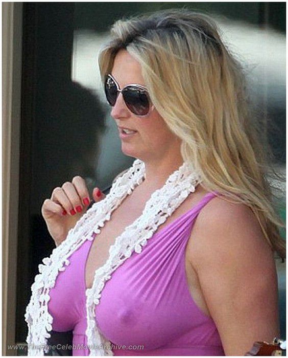 Penny Lancaster Hard Nipple