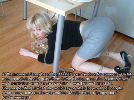 Pet Girl Bondage Captions