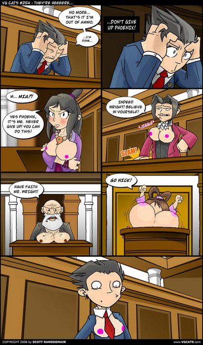 Phoenix Wright Mia Fey Rule 34