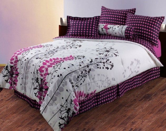Polka Dot Twin Comforter Set