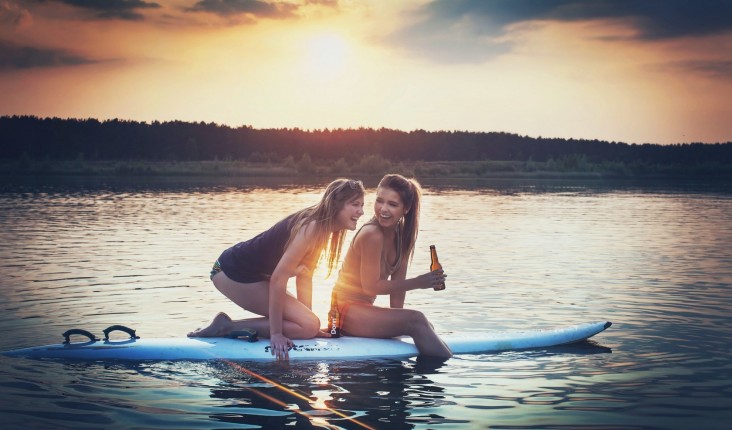Pond Girls Laughter