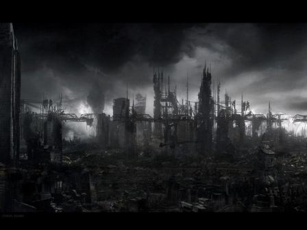 Post Apocalyptic Destroyed City