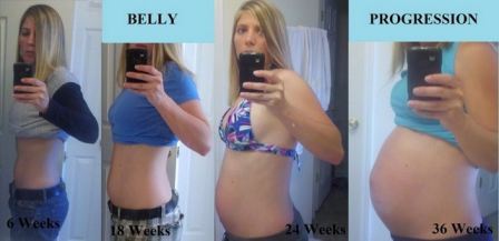 Pregnant Belly Growth By Month
