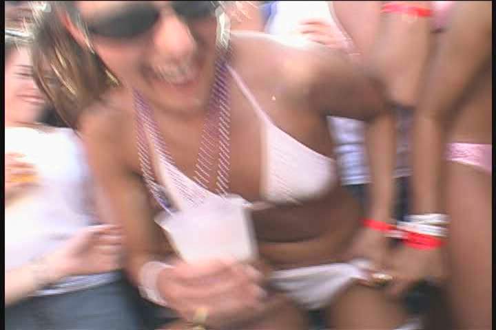 Pussy Slip Stripped Mardi Gras