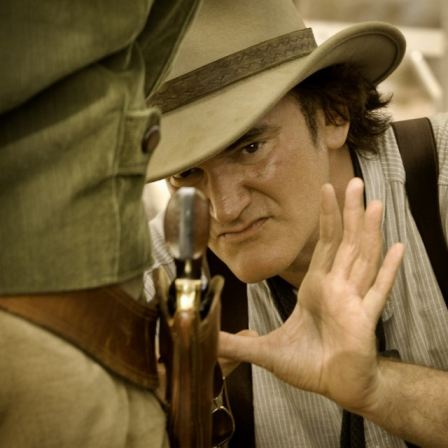 Quentin Tarantino In Django Scene