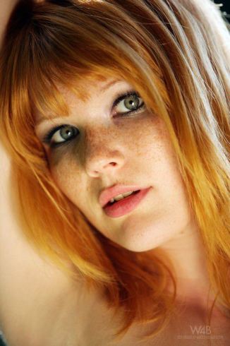 Redhead Freckles Teen Girl