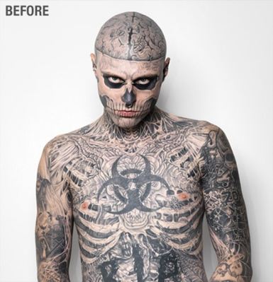 Rick Genest Before Tattoos