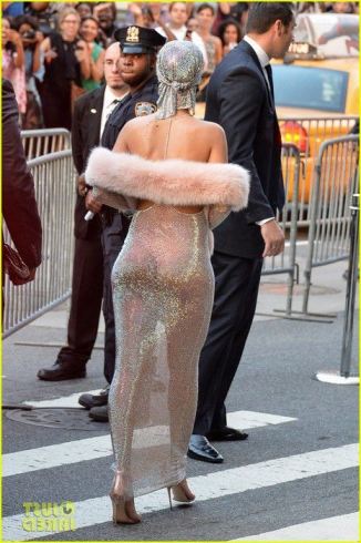 Rihanna Nude Dress
