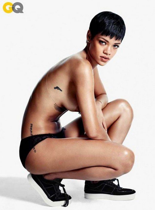 Rihanna Nude Gq