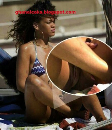 Rihanna Pussy Slip