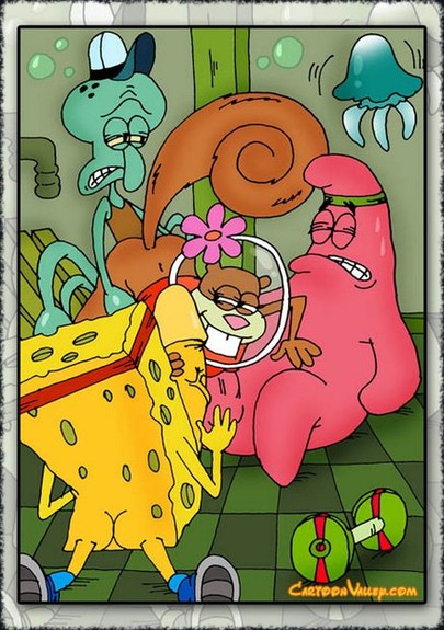 Sandy And Spongebob Squarepants Pearl Porn