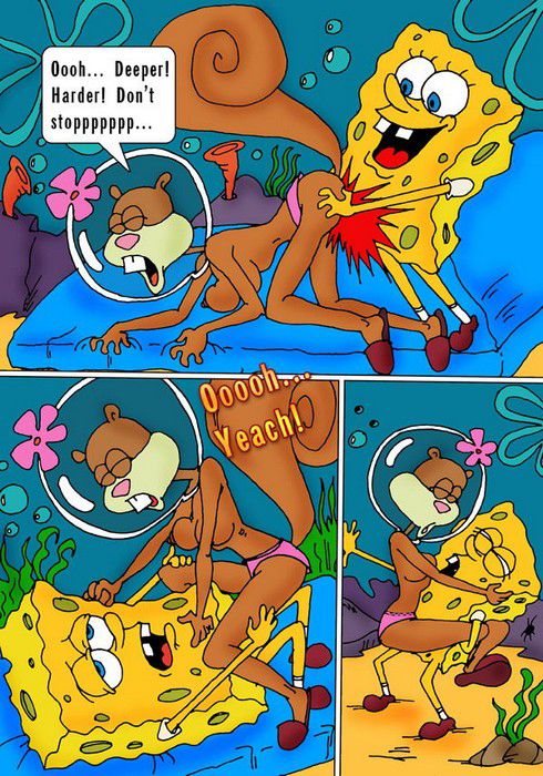 Sandy Cheeks And Spongebob Squarepants