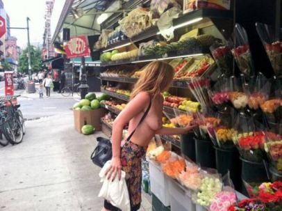 Scout Willis Topless Nyc