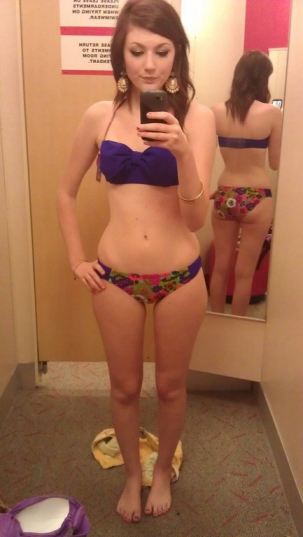 Sensual Teen Wearing Cute Lingerie