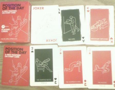 Sex Position Of The Day Playing Cards