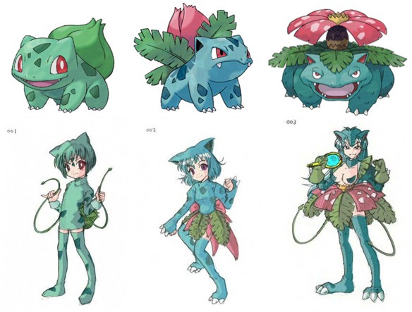 Sexy Anime Girls As Pokemon