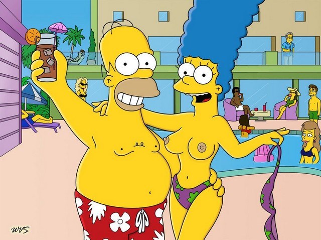 Sexy Marge Simpson Hentai