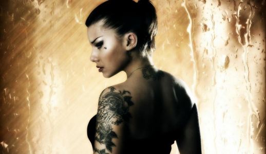 Sexy Tattooed Girl Back Porno Erotic