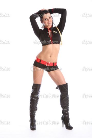 Sexy Women Wearing Leather Boots