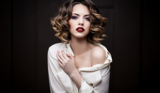 Shirt Arms Girl Model Makeup Beautiful Hair Hair