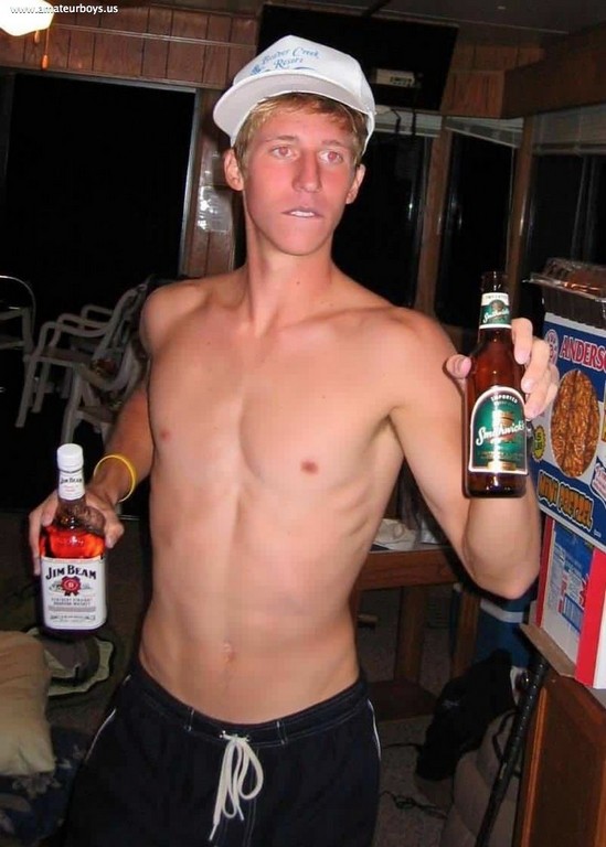 Shirtless Amateur Boy
