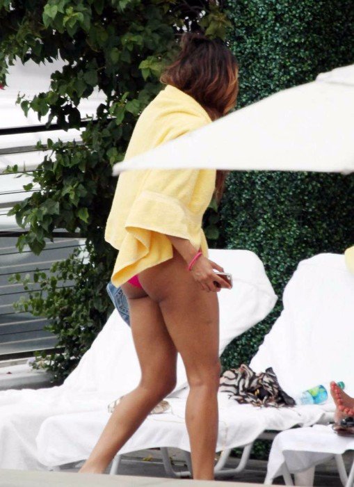 Singer Ciara Bikini Butt