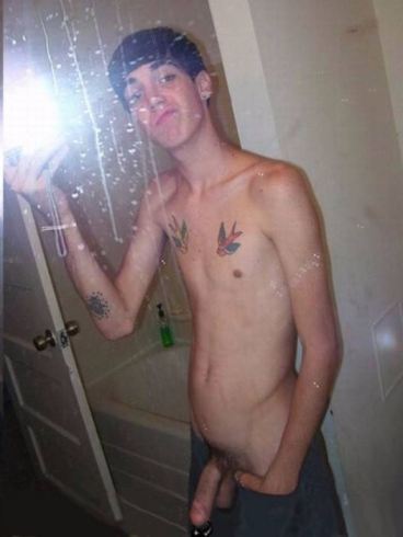 Skinny Nude Boys Showing Cock