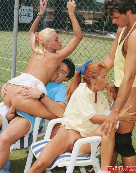 Sporty Outdoor Retro Babes Fucked