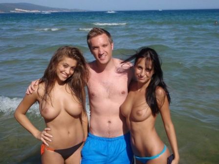 Spring Break Nude Beach Girls Topless
