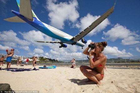 St Maarten Airport Beach