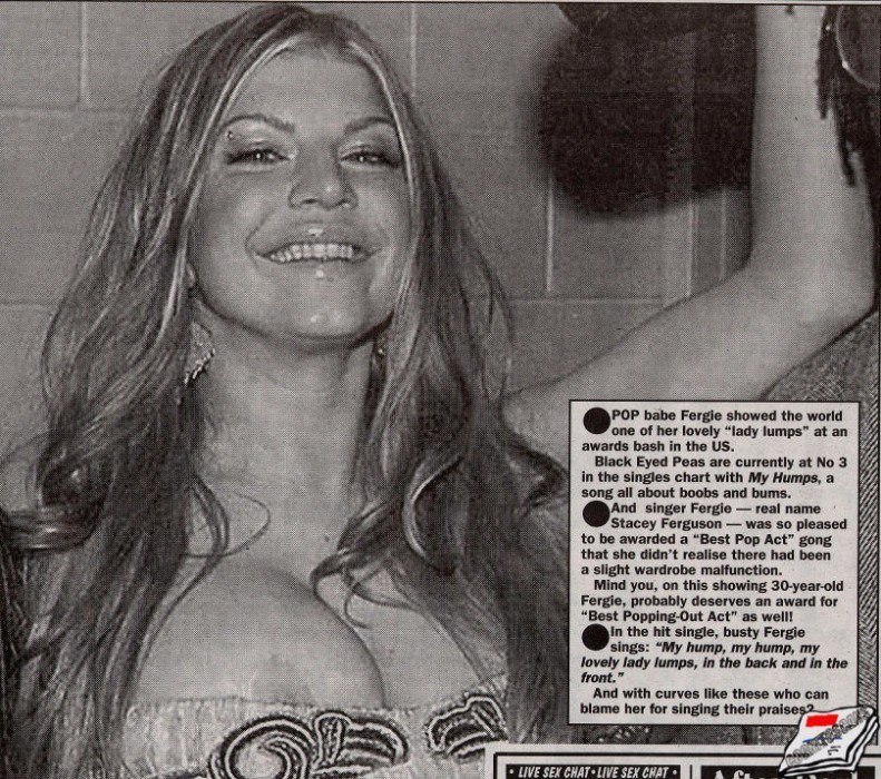 Stacy Ferguson Nip Slip
