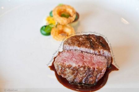 Steak Potatoes Onion Ring