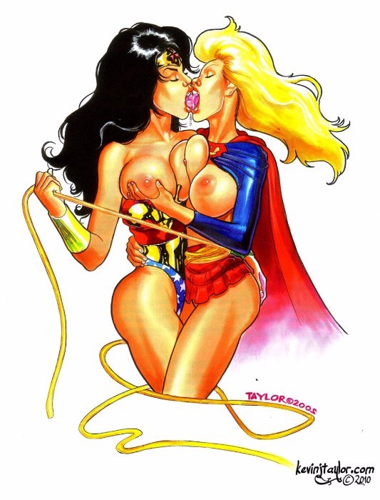 Supergirl And Wonder Woman Cartoon Porn