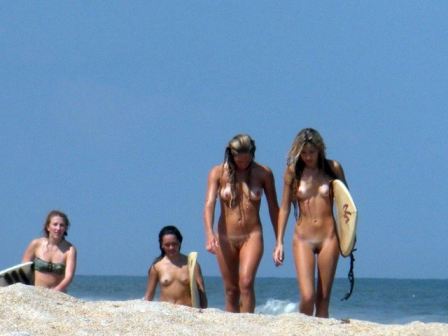 Surfer Girl Beach Nudes