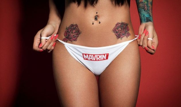 Tattoos Woman Panties Models Danielle Hd Wallpaper