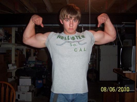 Teen Boy Bicep Muscles