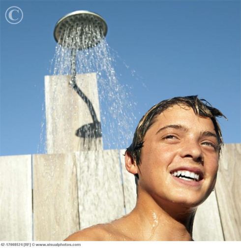 Teen Boy Girl Shower Together