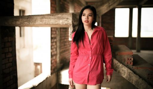 Teen Erotic Sexy Legs Girl Brunette Model