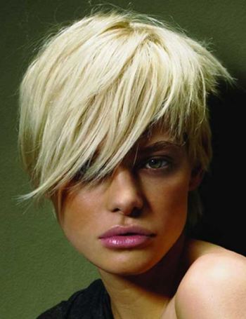 Teen Girl With Short Blonde Hair