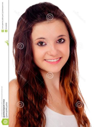 Teen Girl With White Hair