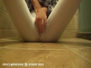 Teen Squirts Through Her Pants