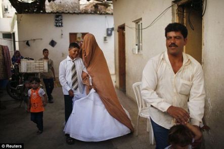 Teenage Boy And Girl Wedding