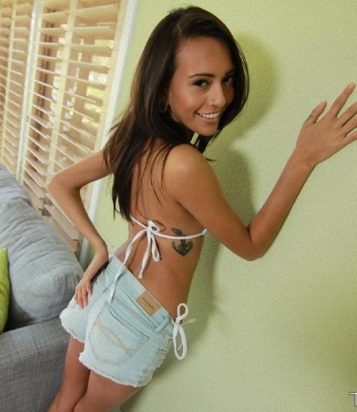 Tiny Latina Janice Griffith